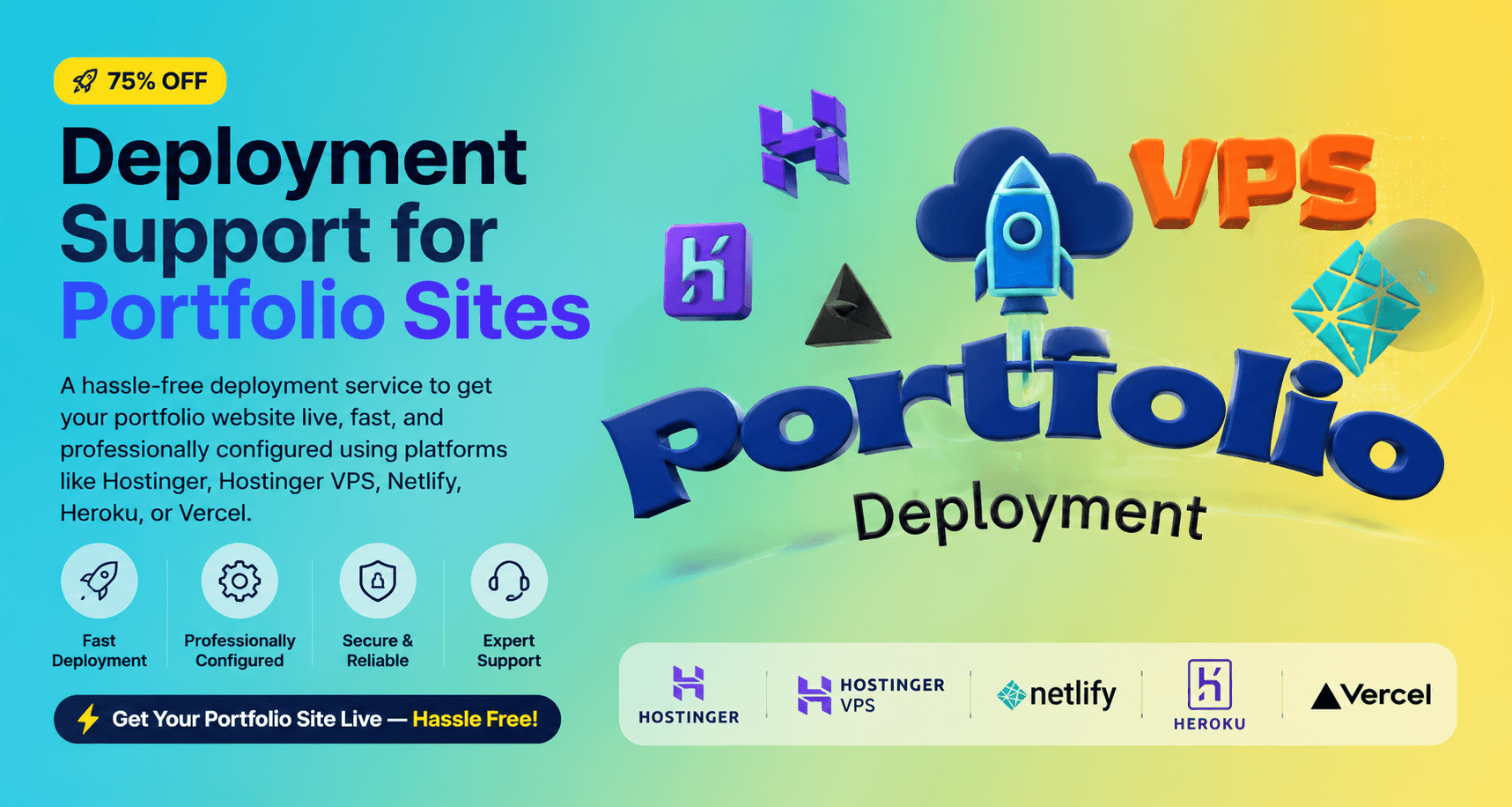 Deployment Support for Portfolio Sites